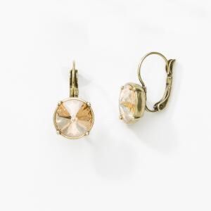 Touchstone Crystal Golden Shadow Earrings