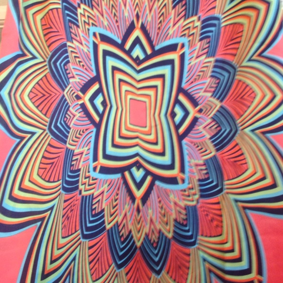 Colorful Printed Dress - Picture 4 of 4