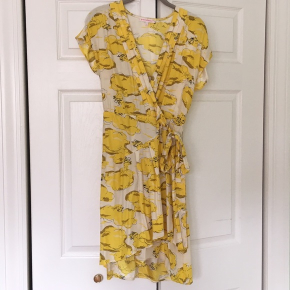 Size 8 Betsey Johnson silk wrap dress