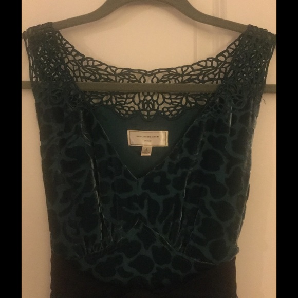Teal Velvet Moulinette Souers Dress size 6 - Picture 2 of 4