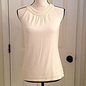 Ann Taylor Sleeveless Knit Top, Size M