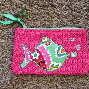 Vera Bradley fish change purse/wallet