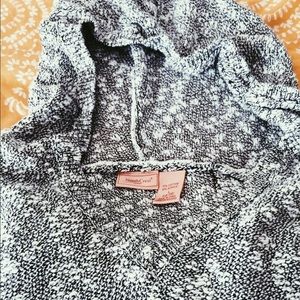 North Crest grey-marled knit hoodie (Size L)