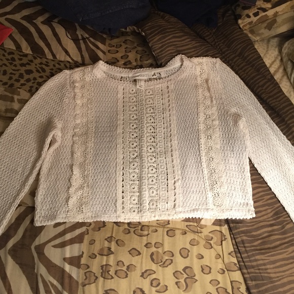 Forever 21 long sleeved see-through top