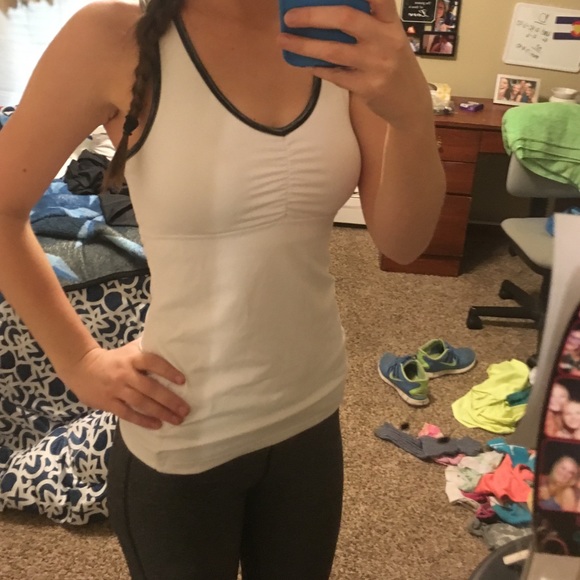 White Workout Tank! - Picture 1 of 4