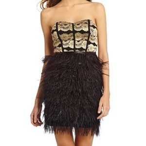 Gianni Bini feather dress.