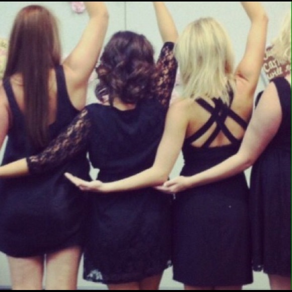 Criss-Cross Back LBD - Picture 2 of 3