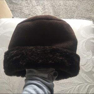 Shearling hat