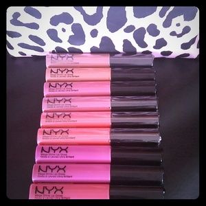 NYX lip glosses