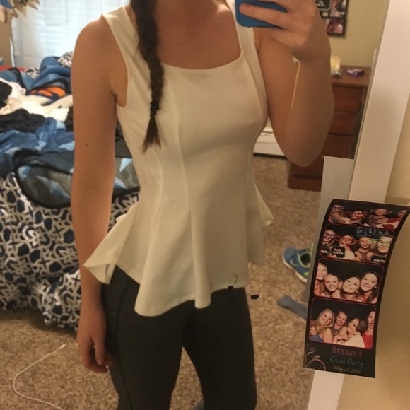 White fancy tank top! - Picture 1 of 4