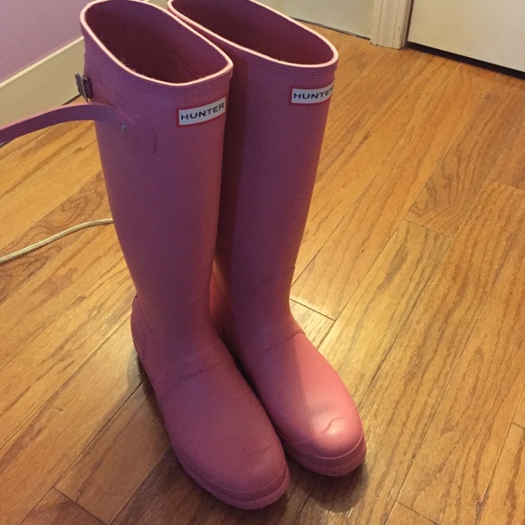 Pink Hunter Rain Boots