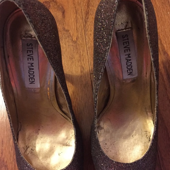 Steve Madden Glittery Heels - Picture 3 of 4