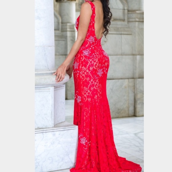 Jovani long prom dress