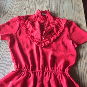 Vintage red dress
