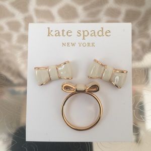 Kate spade bow earrings