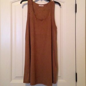 Dainty Hooligan Suede Dress