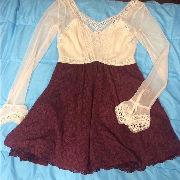 Free People romantic lace dress