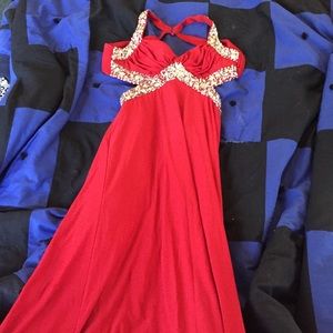 Red prom dress