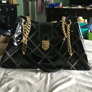 Eric Javits black patent bag