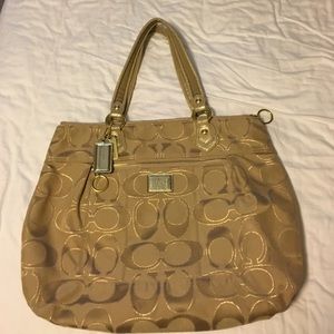 Gold Coach Bag - Great Condition!