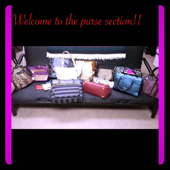 My purse section$makeup bags!