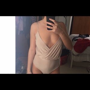 Boohoo Tops - Champagne body suit Boohoo Tops - Champagne body suit