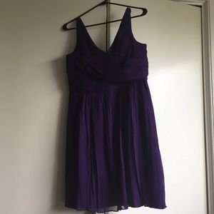 Beautiful eggplant jcrew dress