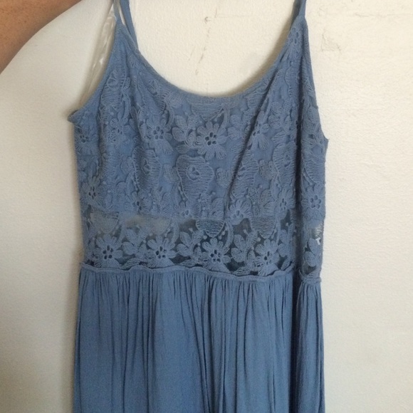 Blue dress size med