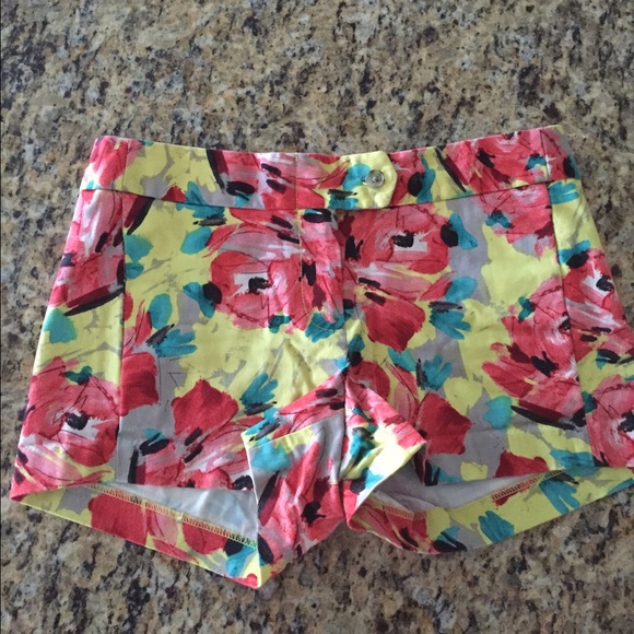 Floral J. Crew Shorts