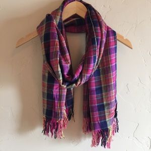 Madewell plaid scarf