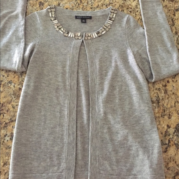 Silver banana republic cardigan