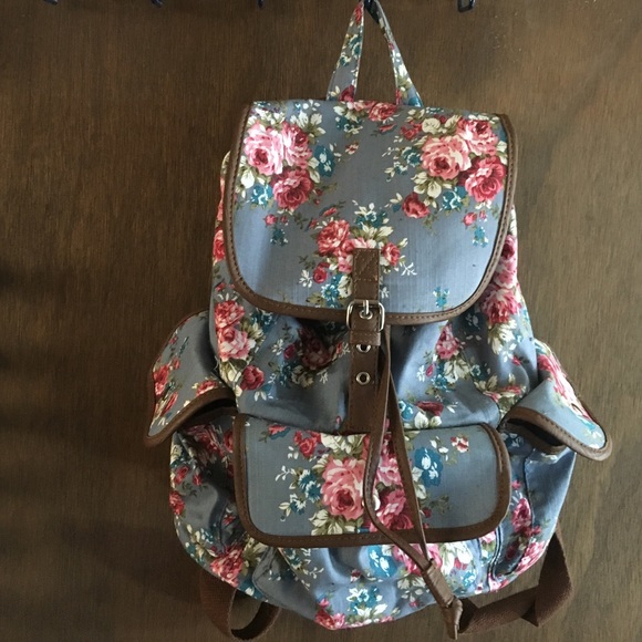 Floral backpack