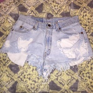 High waisted shorts