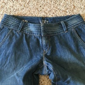 Ann Taylor Loft 2p boot cut jeans