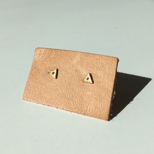 Tiny Triangle Studs