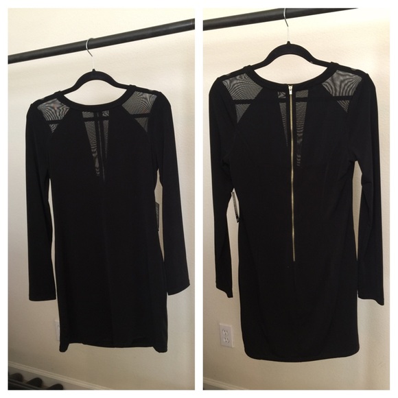 EXPRESS- New. Black Social/Cocktail Dress