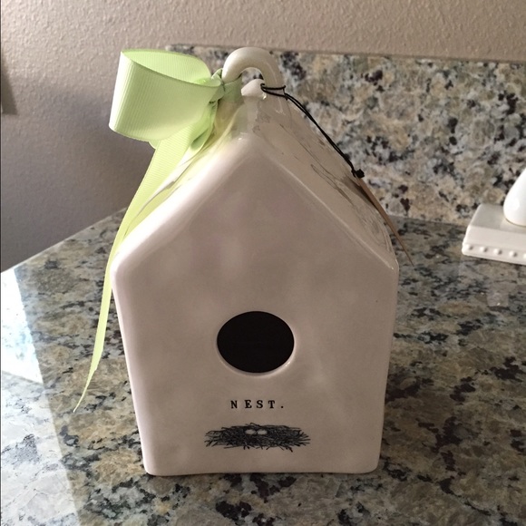 Rae Dunn birdhouse