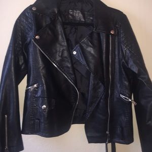 Faux Leather Jacket ✨