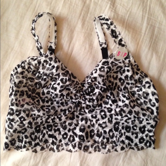 Cheetah print PINK (S) bralette