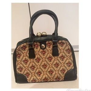 Studded tapestry box bag Studded tapestry box bag