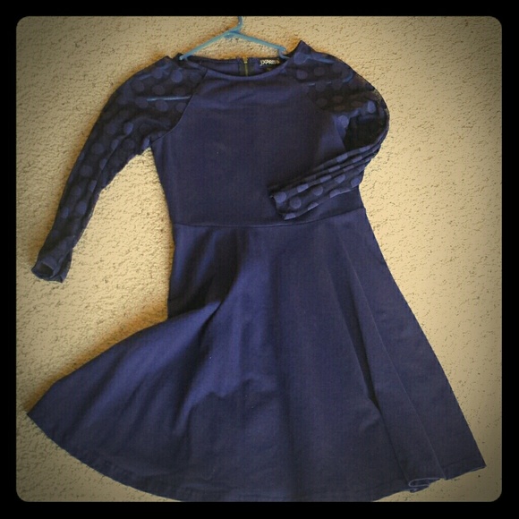 Express Navy Blue Dress