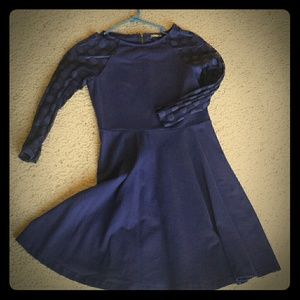 Express Navy Blue Dress