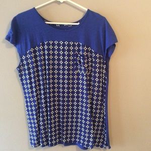 Cap sleeve dress shirt