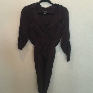 ✖️RESERVED - Black Wrap Front Dress