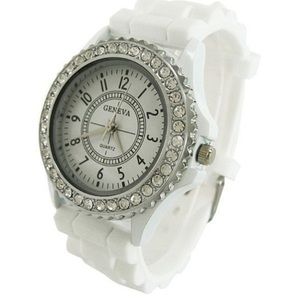 White Rubber Watch