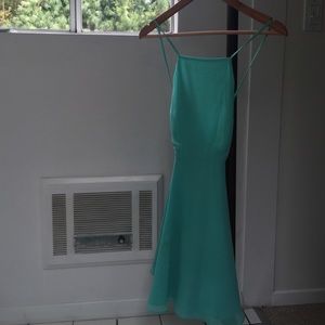 urban outfitters  turquoise dress