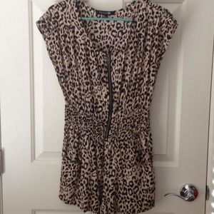 Cheetah Romper