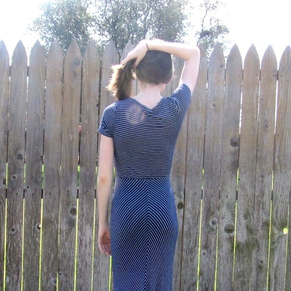 Striped Maxi Dress - Picture 2 of 4
