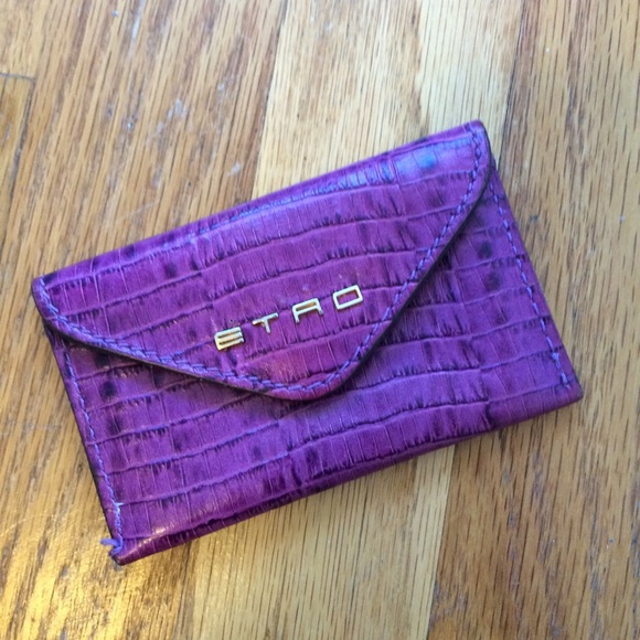 Etro card wallet