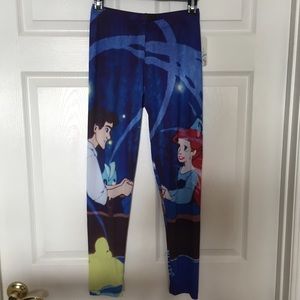 NWT Little Mermaid & Prince Eric Leggings